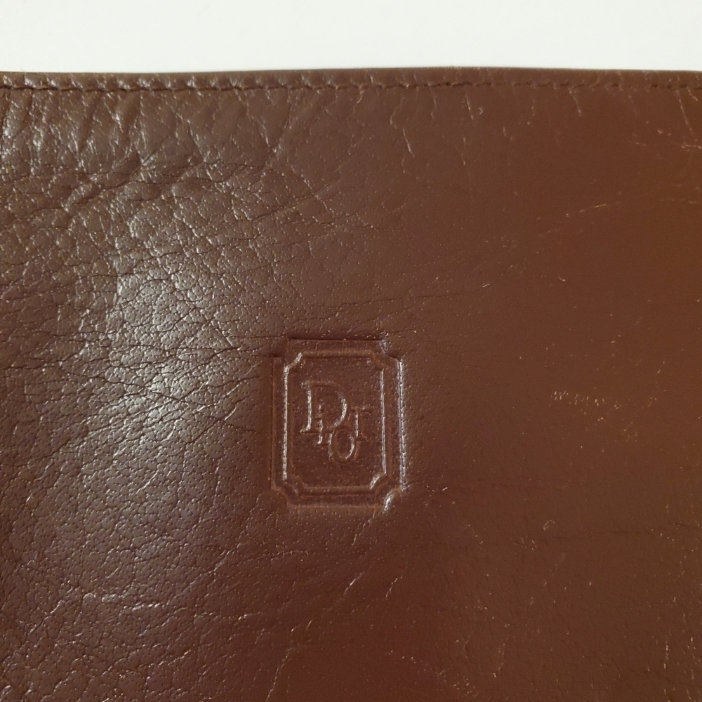 Christian Dior Vintage Men's Brown Leather Wallet - Picture 2 of 12